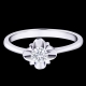 Tokyo, Japan Maximo Oliveros sweet 20 points diamond ring 18K white gold diamond ring