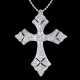 Praise Cross Diamond Necklace