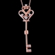 Crown key pendant
